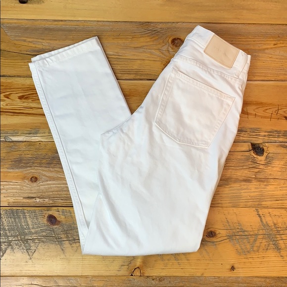 Everlane Denim - Everlane White 90’s Cheeky Jeans w/ Button Fly